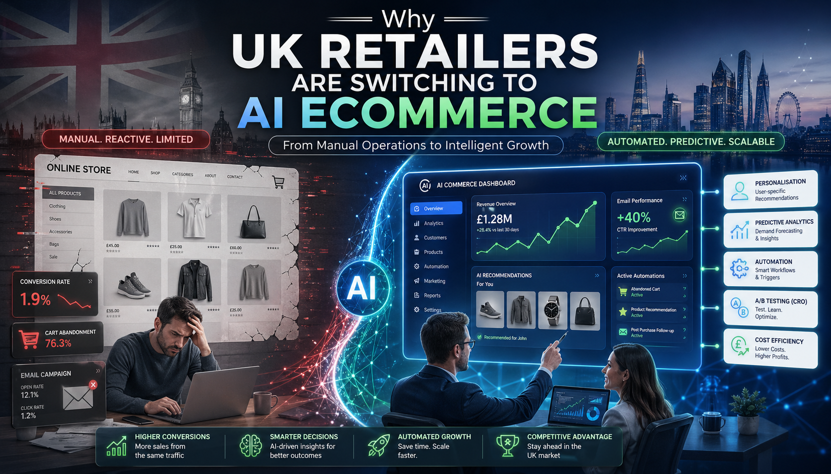 UK Retailers Switching to AI Ecommerce